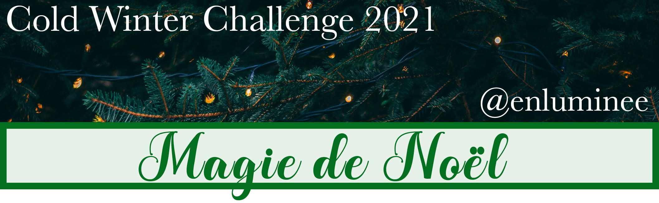 Cold Winter Challenge 2021 - Magie de Noël