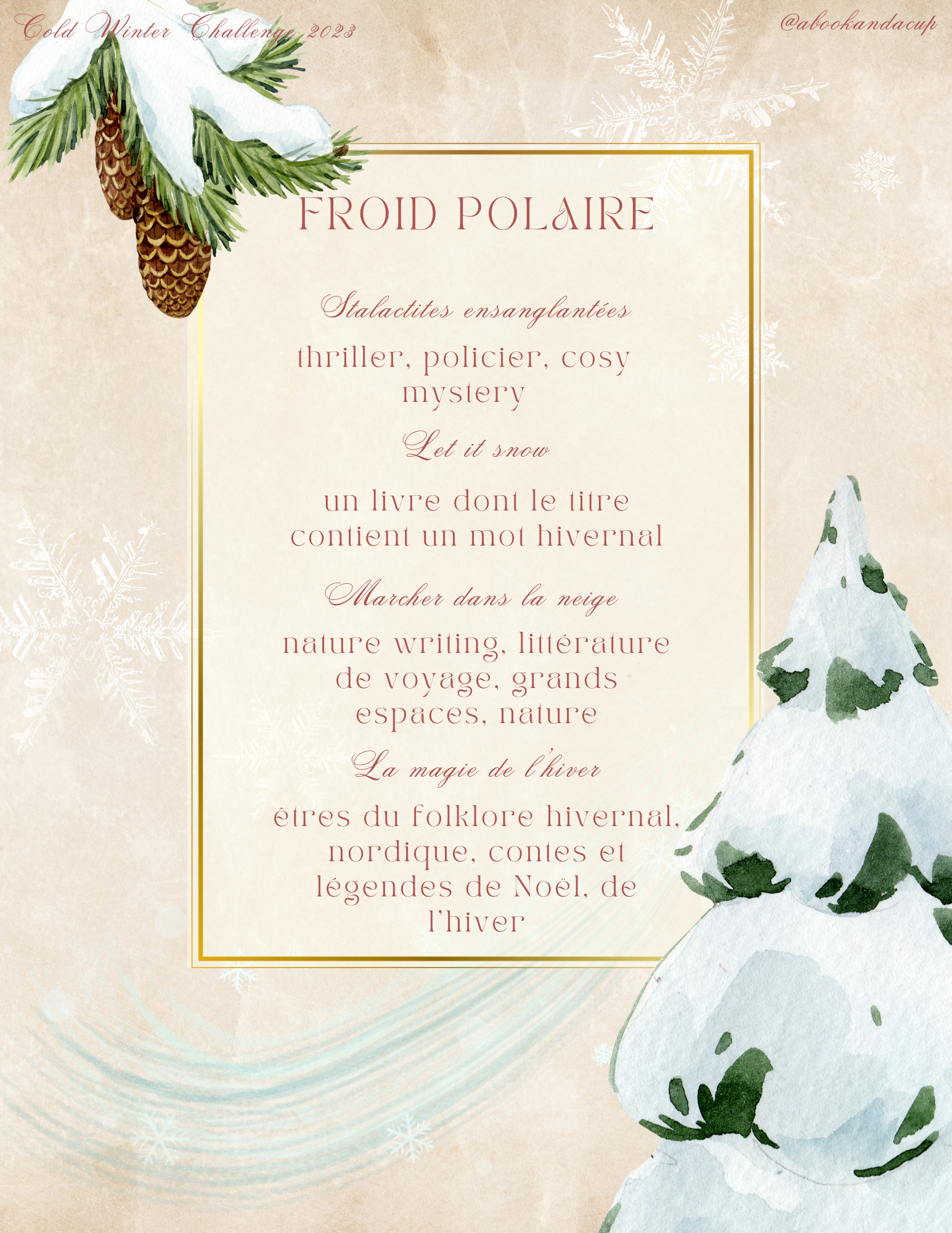 Cold Winter Challenge 2023 - Froid polaire