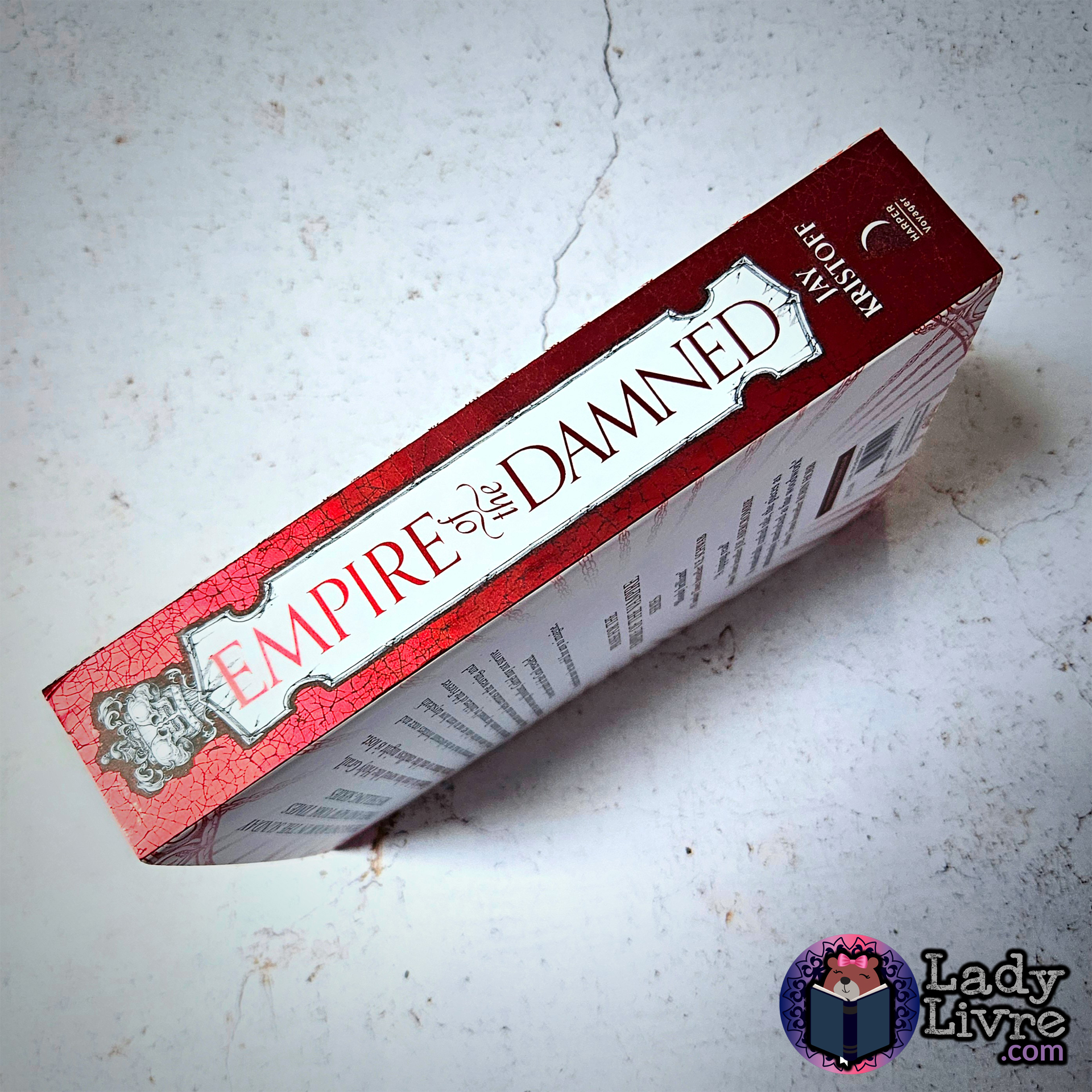 Empire of the damned (détail dos)