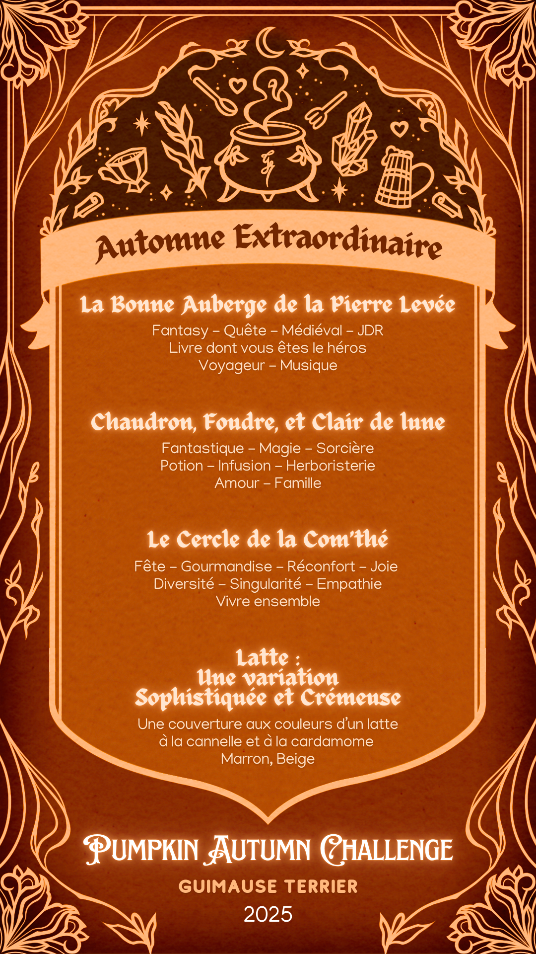 Pumpkin Autumn Challenge 2025 - Automne Extraordinaire