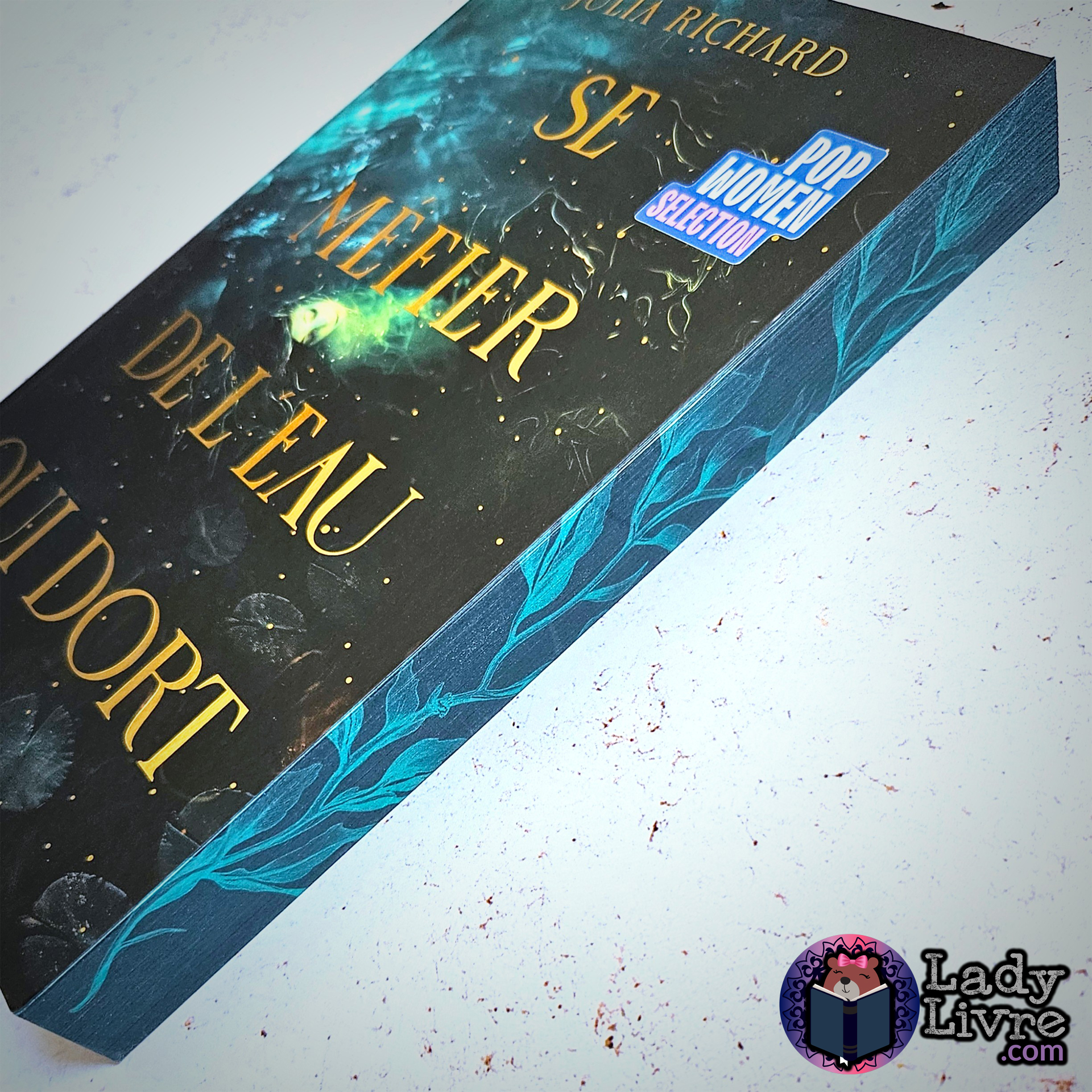 Se méfier de l'eau qui dort - Julia Richard (détail jaspage)