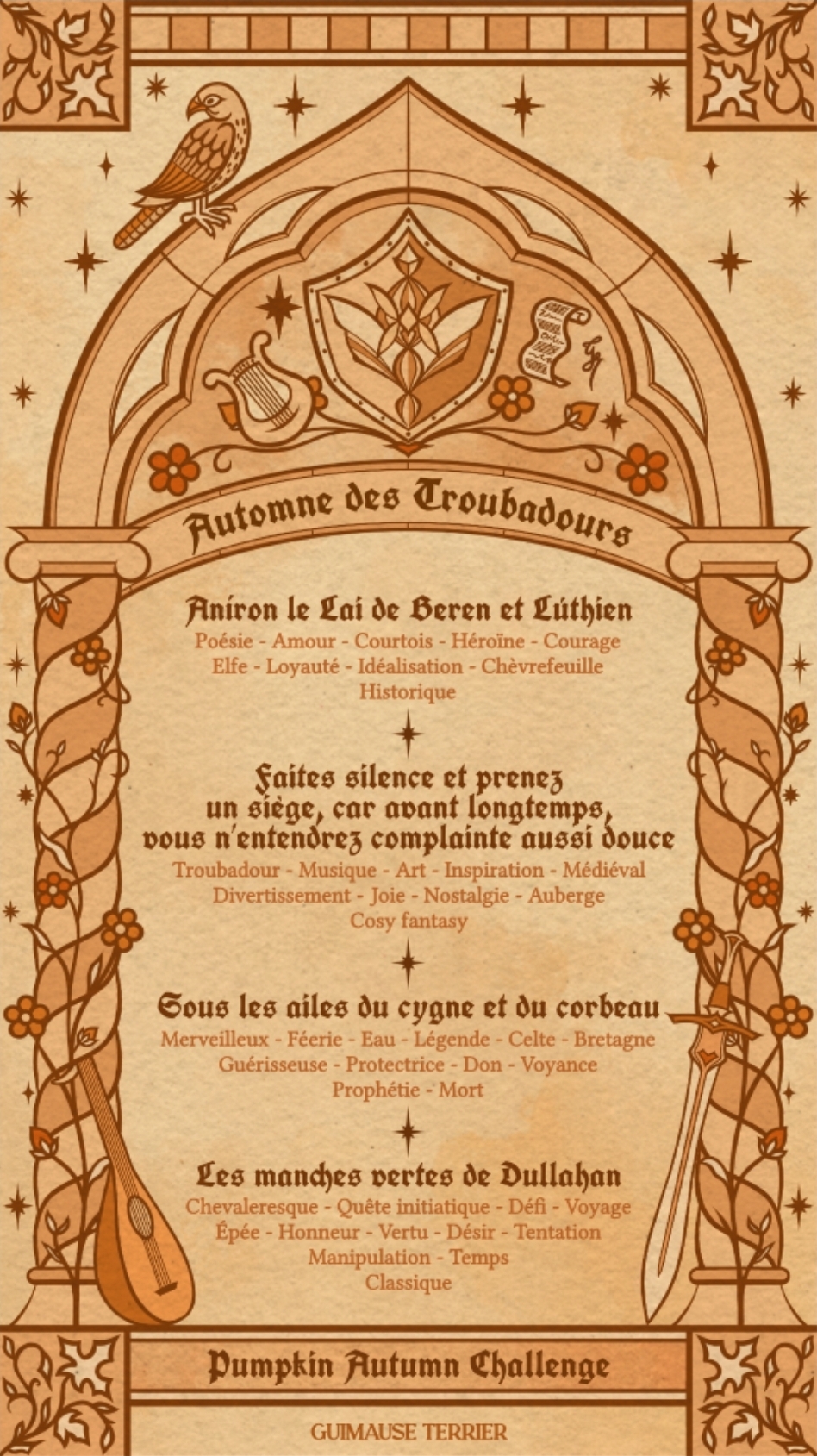 Pumpkin Autumn Challenge 2026 - Automne des Troubadours